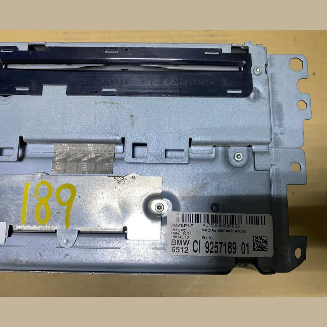 2009-12 F20 F21 F30 HEAD UNIT Car Infotainment Computer JAPAN 9273171