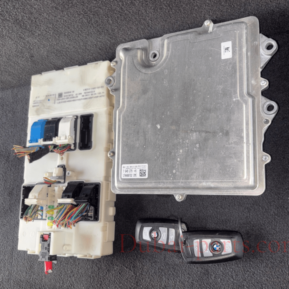 BMW HYBRID F10 F30 N55 MOTORSTEUERGERÄT ECU KIT DME MIT SCHLÜSSEL - 7649279