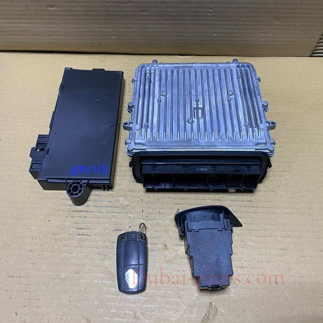 2008-2014 BMW X5 E70 X6 E71 Engine Control Unit ECU SET 8512411 N57S diesel 40DX