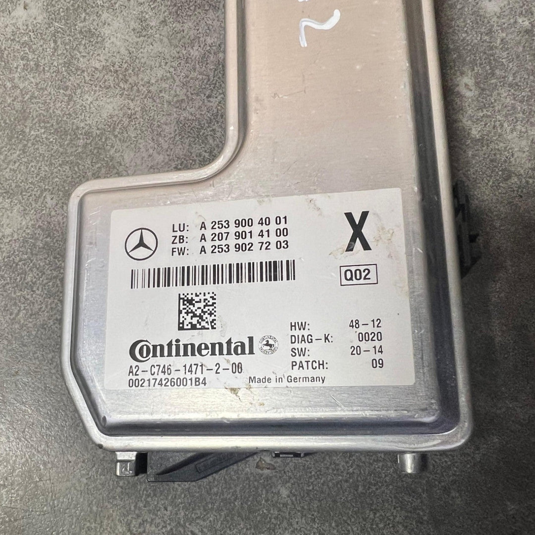 13–16 Mercedes W166 GLE Windshield Camera Lane Keep Assist Control A000 9001910