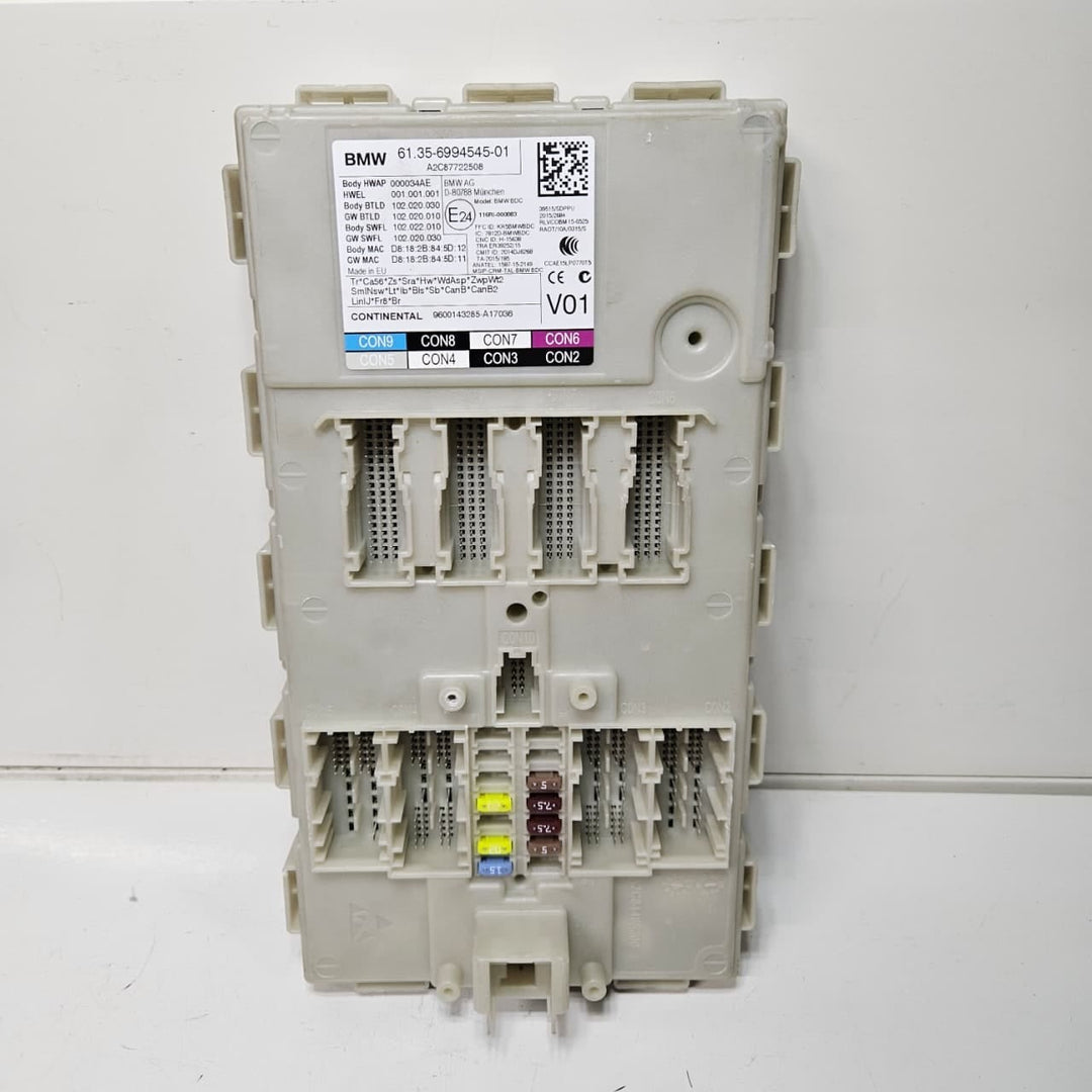 8591678-BMW 5 Series G30 G31 B47 20d Diesel Engine Control Unit ECU DDE Key Set