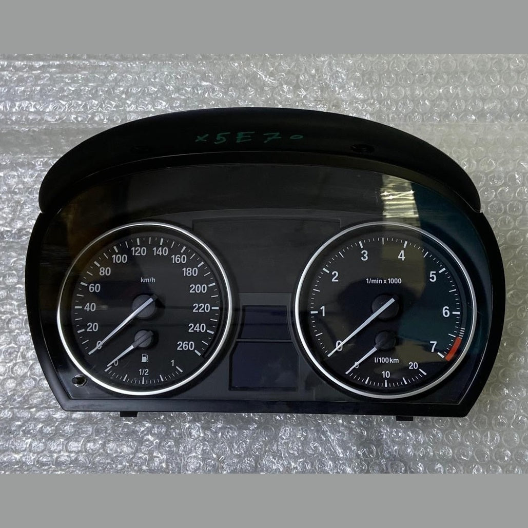 OEM BMW X1 s18i E84 X5 E70 Cluster Panel Insert Speedometer Instruments 9187356