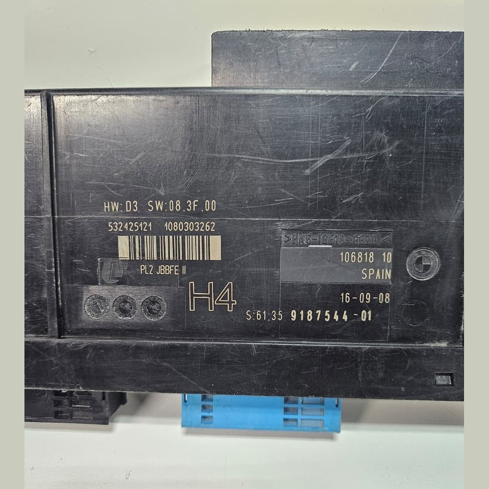 BMW 3 Series E91 LCI ECU Body Control Module H4 PL2 JBBFE Junction Box 9187544
