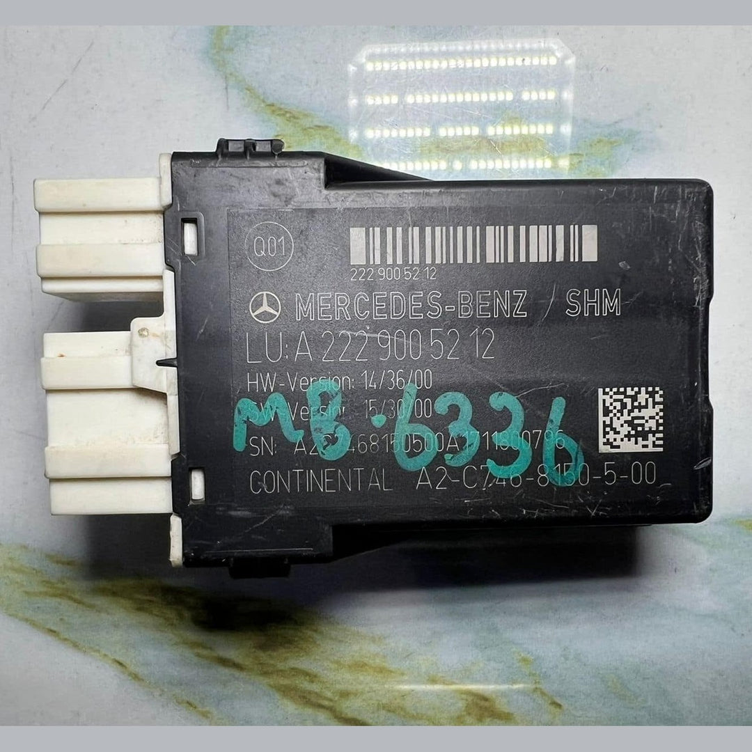 2017 Mercedes GLC43 AMG Rear Seat Heating Control Module A2229005212 S-Class