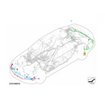 Bild in die Galerieansicht laden, OEM BMW 7 G11 G12 Parking sensor (PDC) Rear wiring loom 8736404 NEW