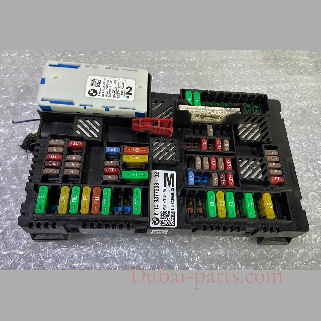 OEM BMW 740 750 G11 G12 REAR POWER DISTRIBUTION FUSE RELAY BOX MODULE 9377503