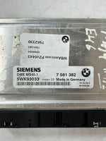 قم بتحميل الصورة إلى عارض الصور، 2004-2006 BMW M54 E46 ENGINE CONTROL UNIT ECU COMPLETE SET 7561382 OEM