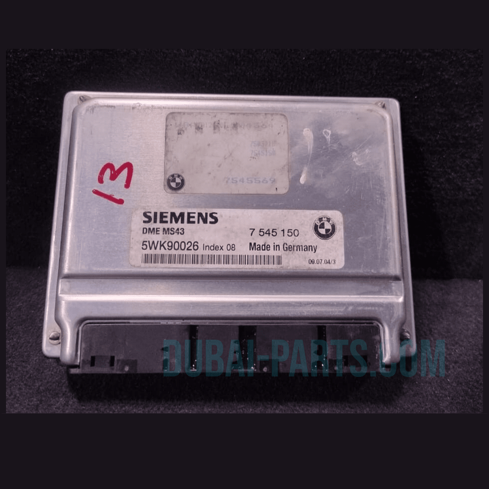 BMW 3 5 Z3 E36 E46 E39 3.0i M54  ENGINE CONTROL UNIT ECU ONLY DME MS43 - 7545150