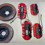 Bild in die Galerieansicht laden, Mercedes-Benz E63 W212 E-Class Front \ Rear Brembo Red Calipers &amp; Brake Discs