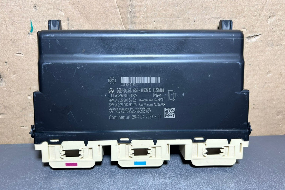 14-18 Mercedes W205 C-Class Front Driver Seat Control Module A205 9005122 OEM