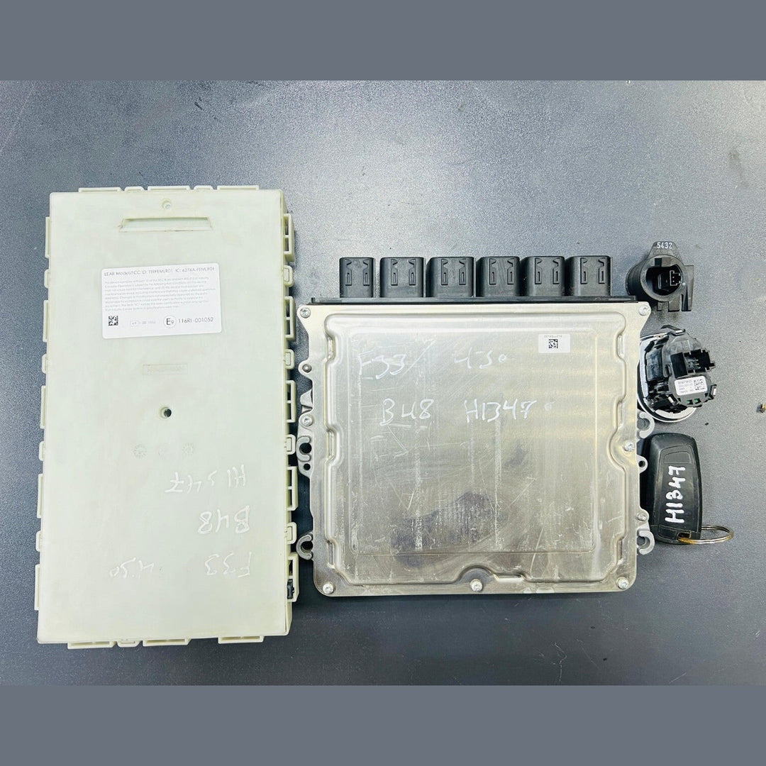 BMW 430i B48 F33 2016 ENGING CONTROL UNIT ECU SET DME 8676533