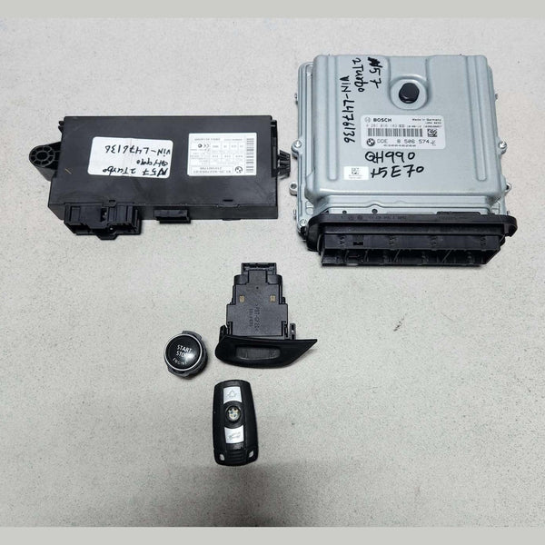 BMW Engine Control Unit 8506574 X5 E70 4.0D E70 N57 D5 TWIN TURBO ECU SET 