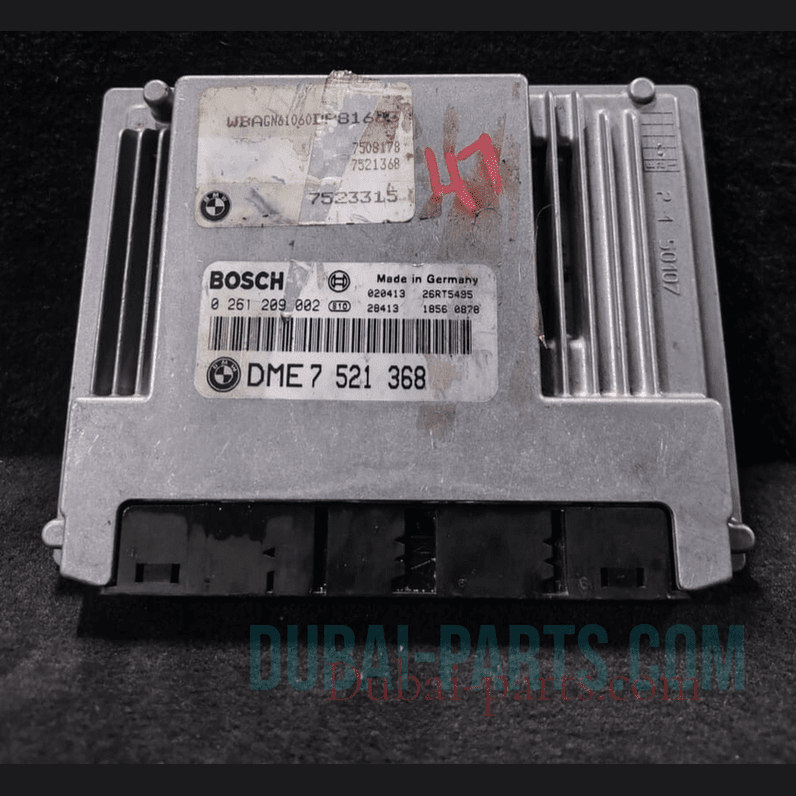 BMW 745Li 745i SEDAN ENGINE CONTROL MODULE UNIT ECM ECUMODULE ONLY -7521368