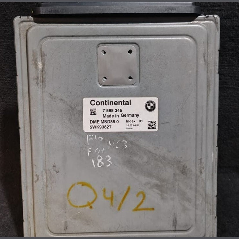 BMW 750Li N63 F10 N63 F07 ENGINE CONTROL UNIT ECU MODULE ECM 7598345  DME