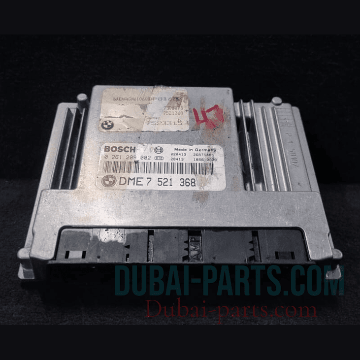 BMW 745Li 745i SEDAN ENGINE CONTROL MODULE UNIT ECM ECUMODULE ONLY -7521368