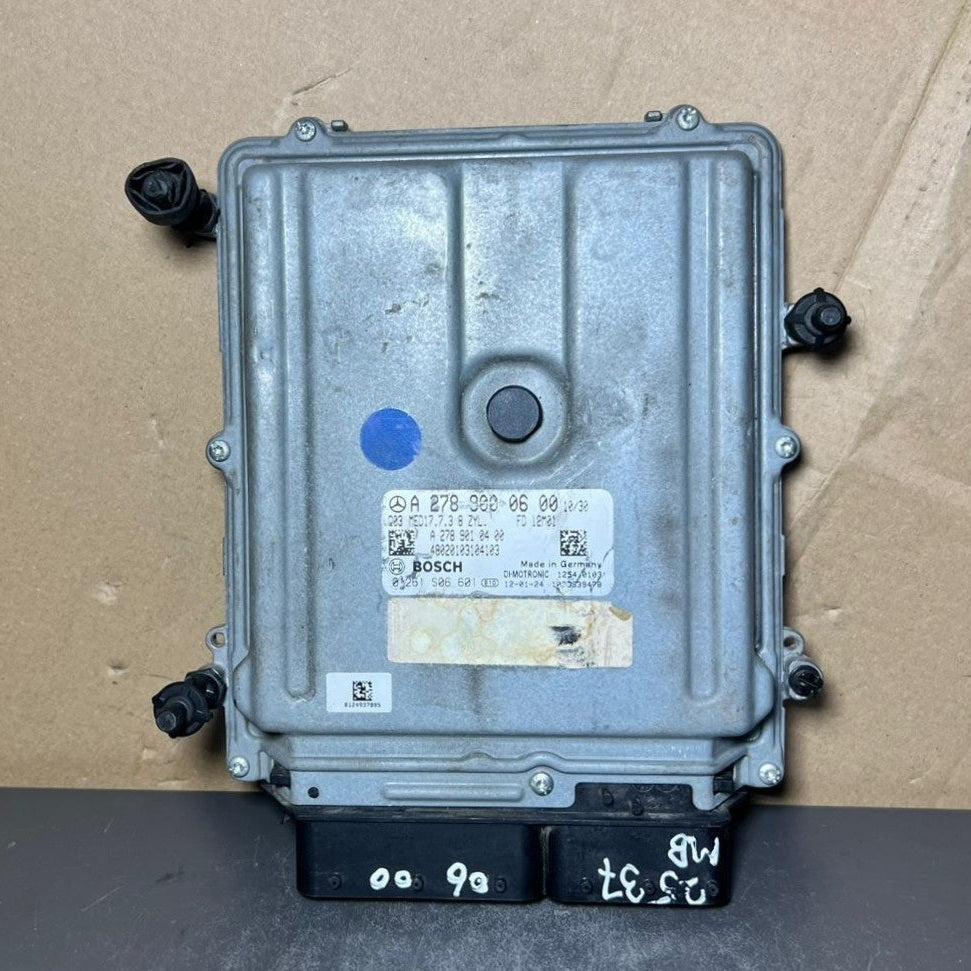 10-18 Mercedes W212 W166 Engine Control Module Unit ECM ECU A278 9000600 OEM