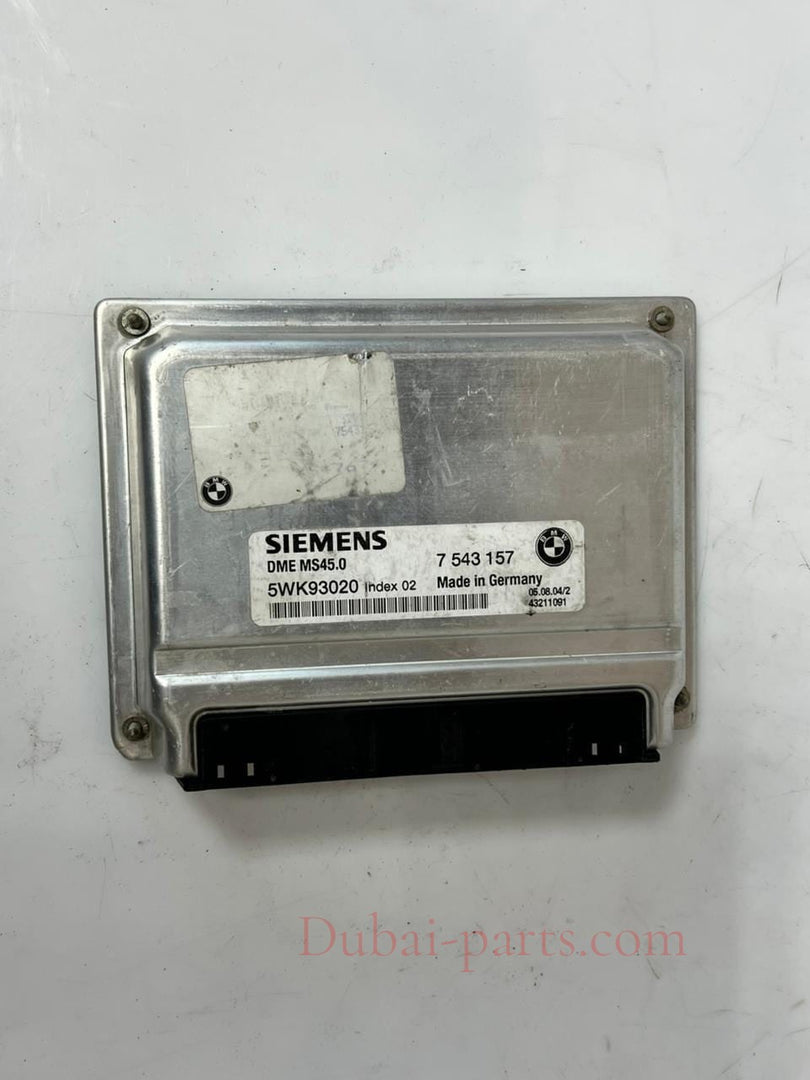 2004-2008 BMW X3 E83 Z4 5WK93020 MS45 SIEMENS Engine Control Unit 7543157 OEM