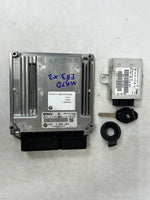 قم بتحميل الصورة إلى عارض الصور، 2008 BMW X3 E83 M57D Engine Control Unit ECU SET DDE+ EWS +1KEY 7805287 OEM