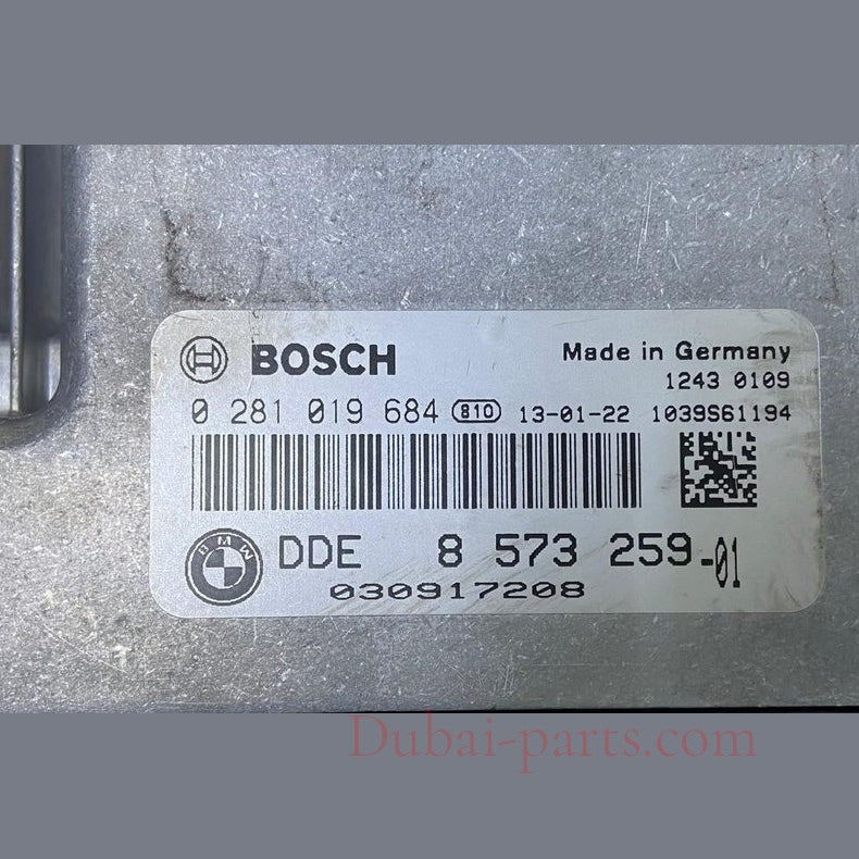 OEM BMW 320d N47N F30 ENGINE CONTROL UNIT ECU DDE ECU ONLY 8573259 BOSCH