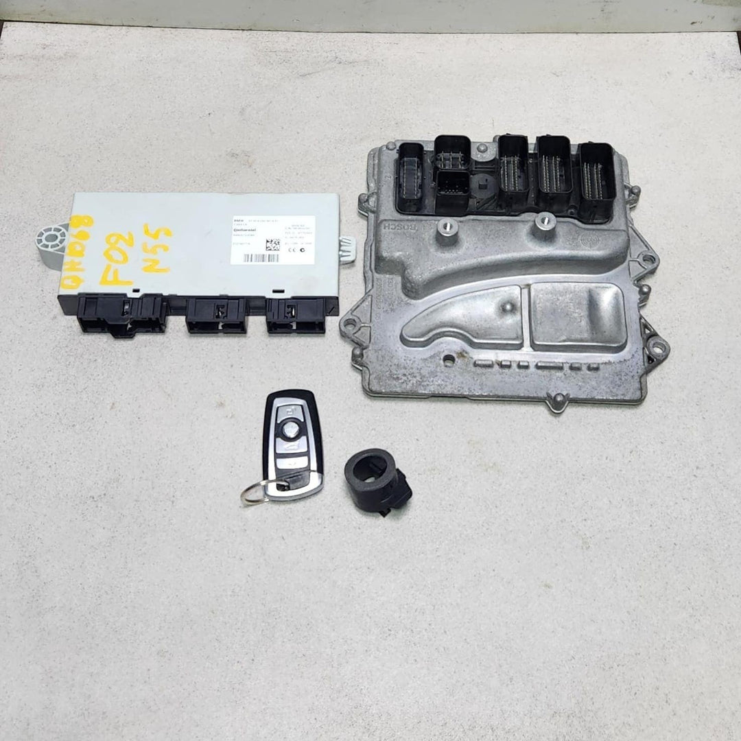 7644134 BMW F02 740LI N55 Engine Control Module ECU SET 2012-2015