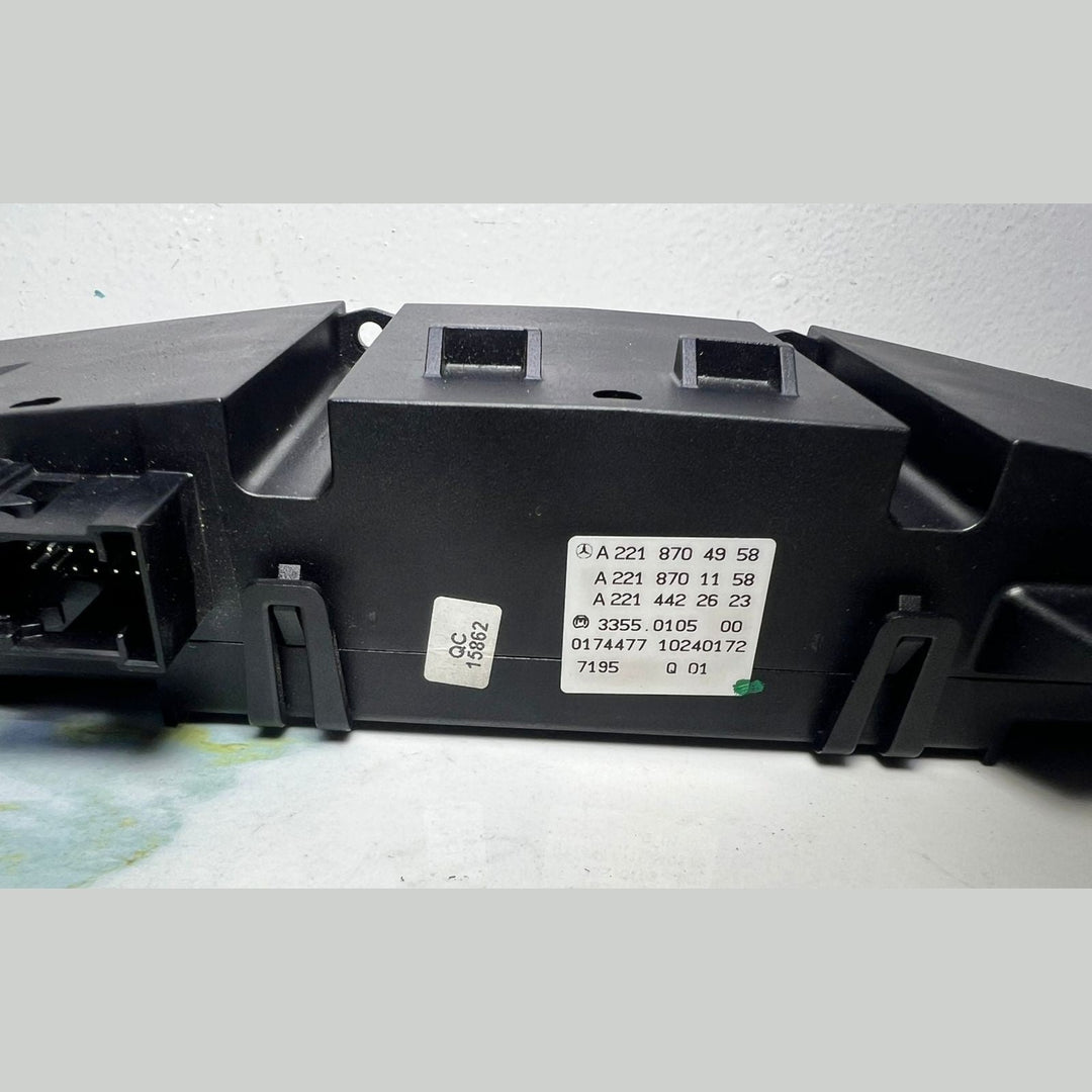 07–13 Mercedes Benz W221 S-Class AC Heater Climate Control Switch A221 8704958