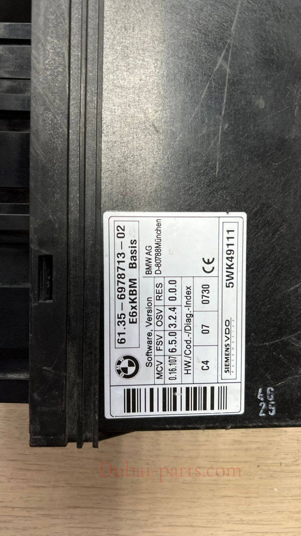 6978713 5WK49111 Comfort/convenience module Fits for BMW 5 E60 E61