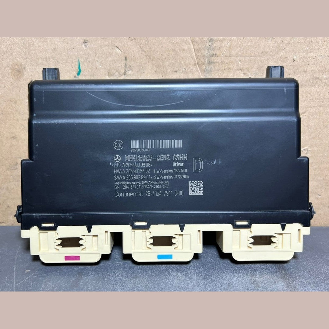 14-18 Mercedes Benz W205 C-Class Driver Seat Control Module A205 9009908 OEM