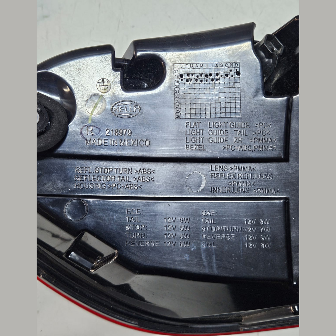 BMW X5 G05 Rear Lamp Taillight Right Side 7442260 RHD OEM ECE