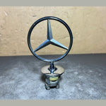 Load image into Gallery viewer, Front Hood Ornament Mounted Star Emblem For Mercedes-Benz C E S AMG Silver Logo