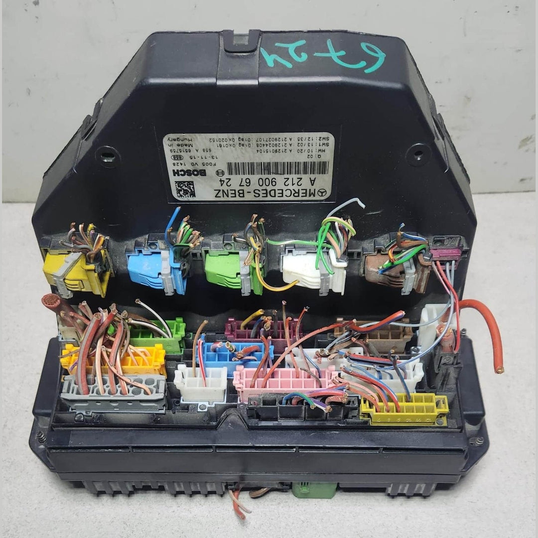 2010-2015 Mercedes-Benz E350 Front Sam Fuse Box Module A2129006724 E550 SLK250