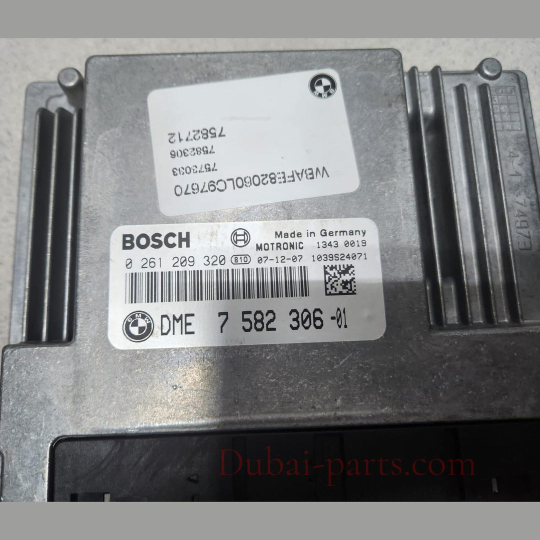 2006-2009 BMW X5 4.8I Engine Control Unit 7582306 N62N ECU SET RHD