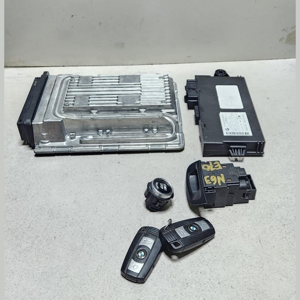 2009-2013 BMW X5 E70 LCi 50iX N63 RHD Engine Control Module ECU SET 7649411 OEM