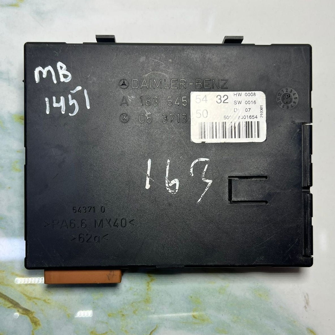 98-05 Mercedes W163 Body Comfort BCM Control Module Unit A163 5452832 OEM