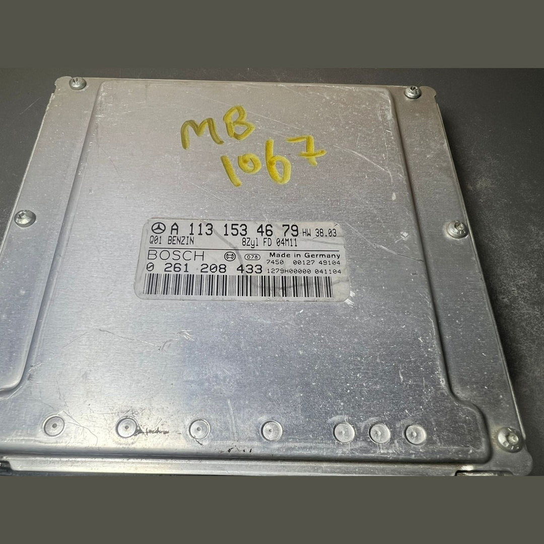 02-09 Mercedes W211 E-Class Engine Control Module Unit ECM ECU A113 1534679 OEM