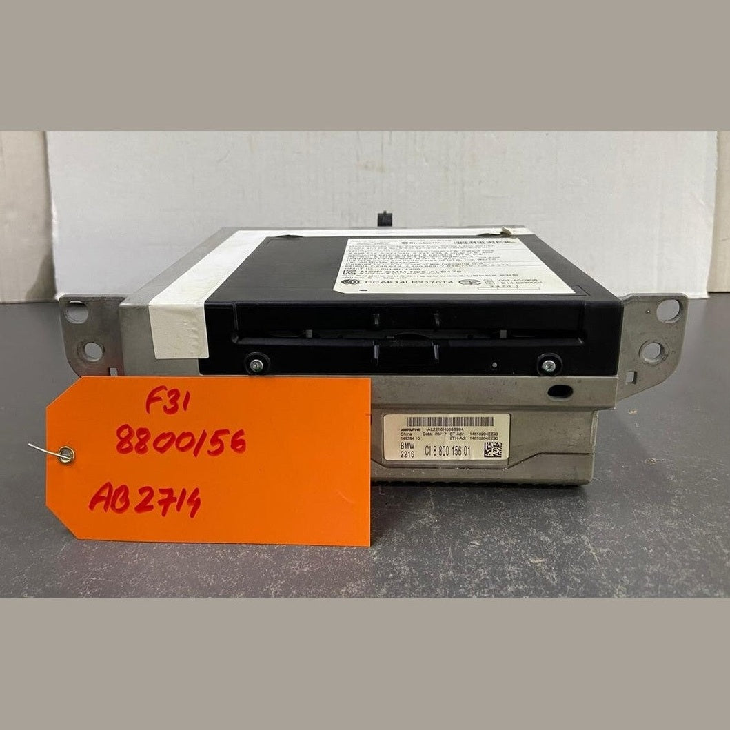 OEM BMW F31 Head unit High 2 Audio CD Navigation System 8800156 Used
