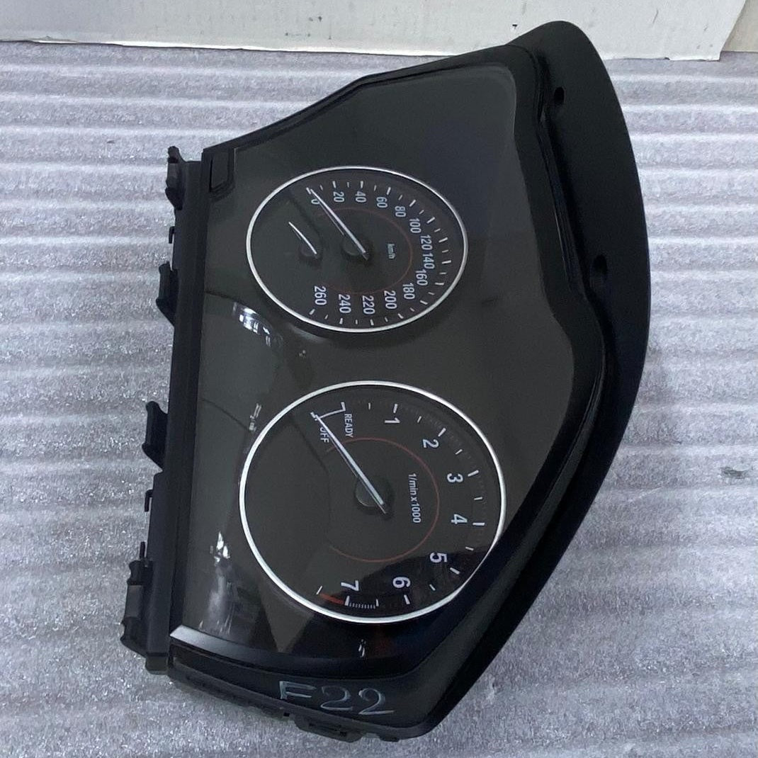 OEM BMW F20 F21 F22 F23 Instrument Cluster Speedometer KMH VDO 9363217