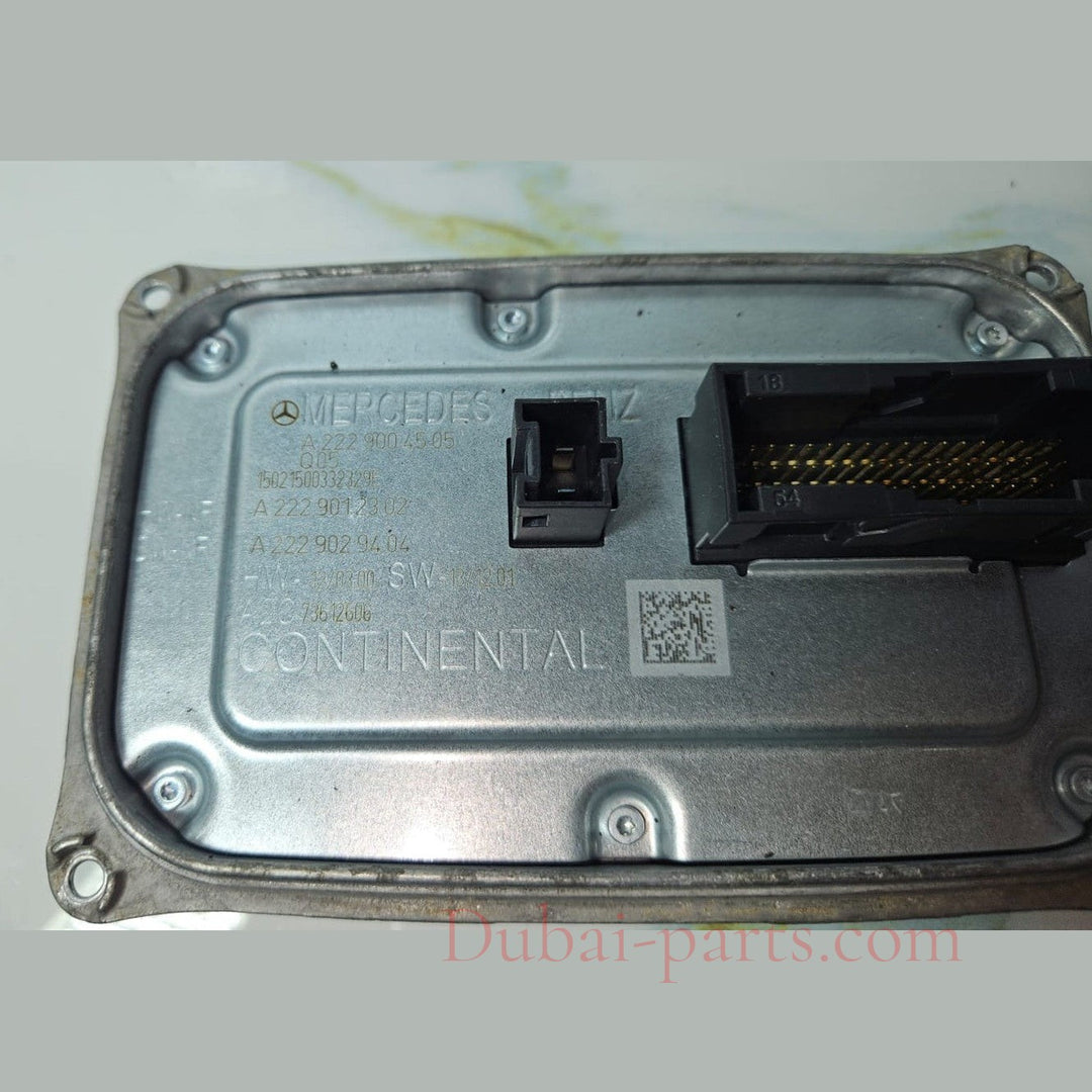 15-20 Mercedes W222 S-Class Headlight Ballast Control Module A222 9004505 OEM