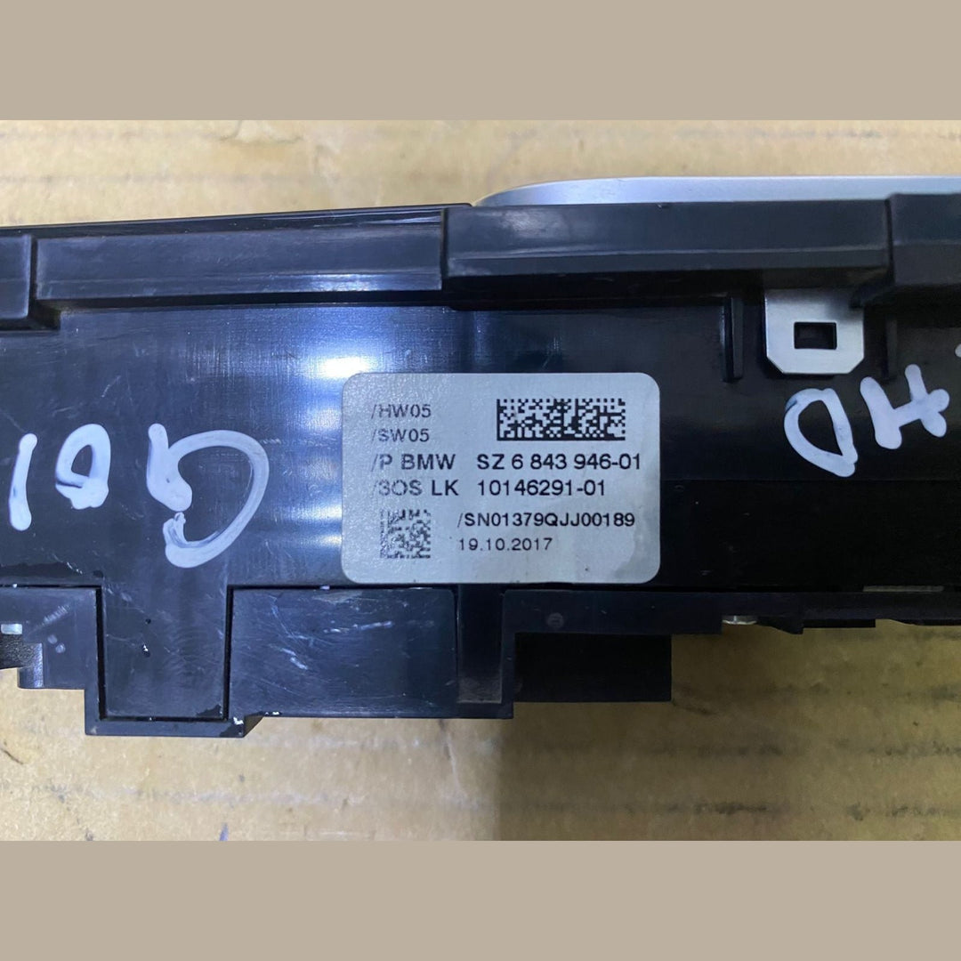 2017 BMW X3 Centre Console Switch 6843946 X3 G01 X4 G02 sport mode, comfort sett