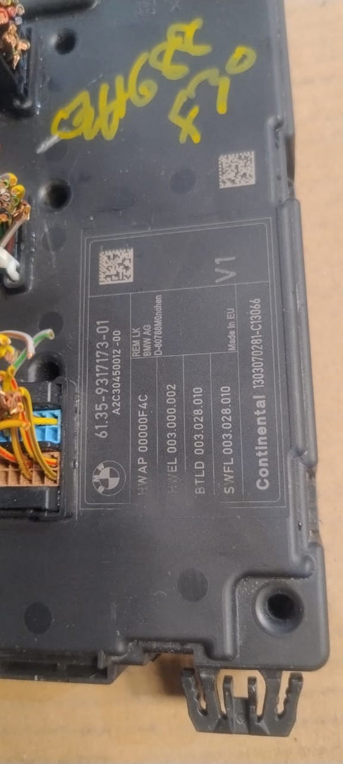BMW 1 2 3 4 SERIES REM REAR ELECTRONIC MODULE BCM BODY CONTROL MODULE - 9317173