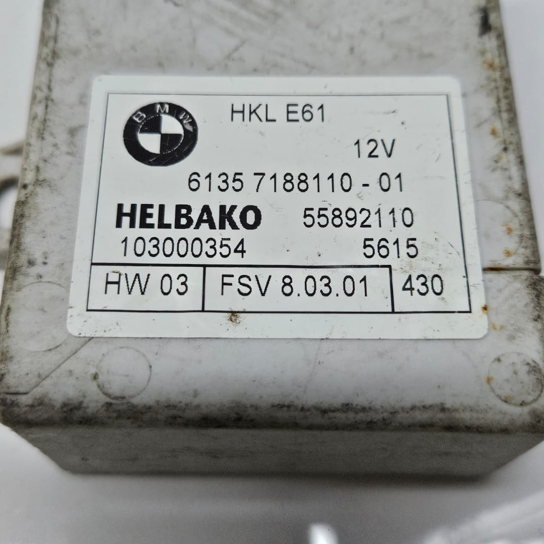 06-08 BMW 750i E65 E66 Trunk Lid Tailgate Control Module 7188110 BMW 7-Series 75