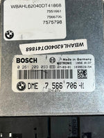 Load image into Gallery viewer, 2007 BMW 7' E65 N62N 740i Engine Control Unit ECU SET DME +ZAS +KEY 7566706