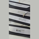 قم بتحميل الصورة إلى عارض الصور، OEM BMW F01 F02 Front Rear Door illuminated Sill Plate Kick door step trim Set