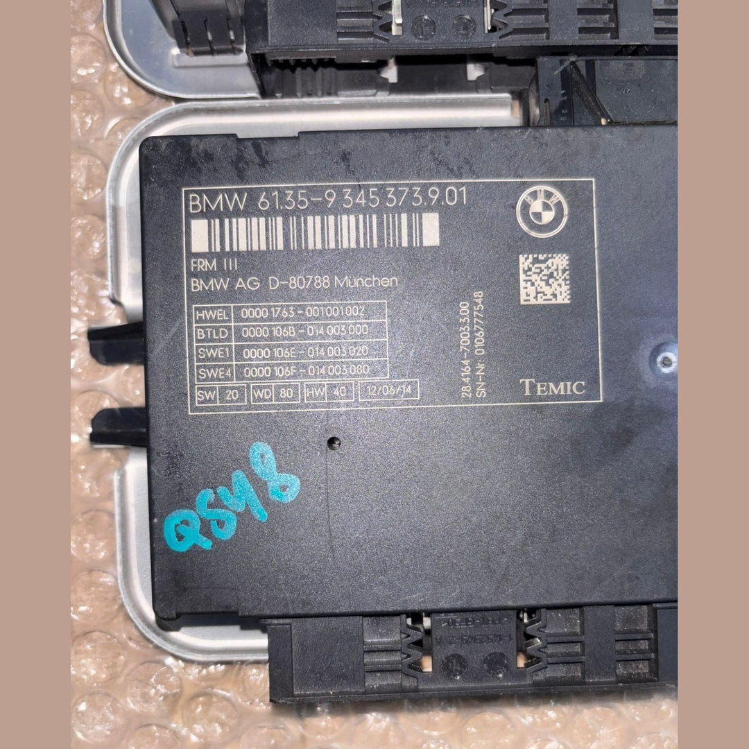 Bmw F10 f02 528i 535i 740i 2014 LCI FRM  Control module 9345373  9383694