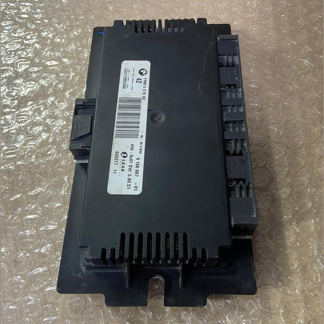 OEM BMW X5 E70 Footwell ECU Light Control Unit Module FRM II Lear 9166667
