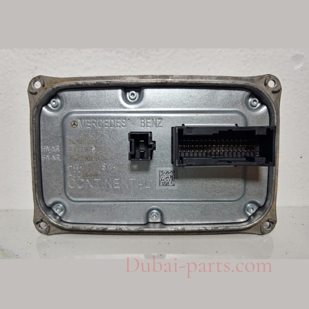 15-20 Mercedes W222 S-Class Headlight Ballast Control Module A222 9004505 OEM