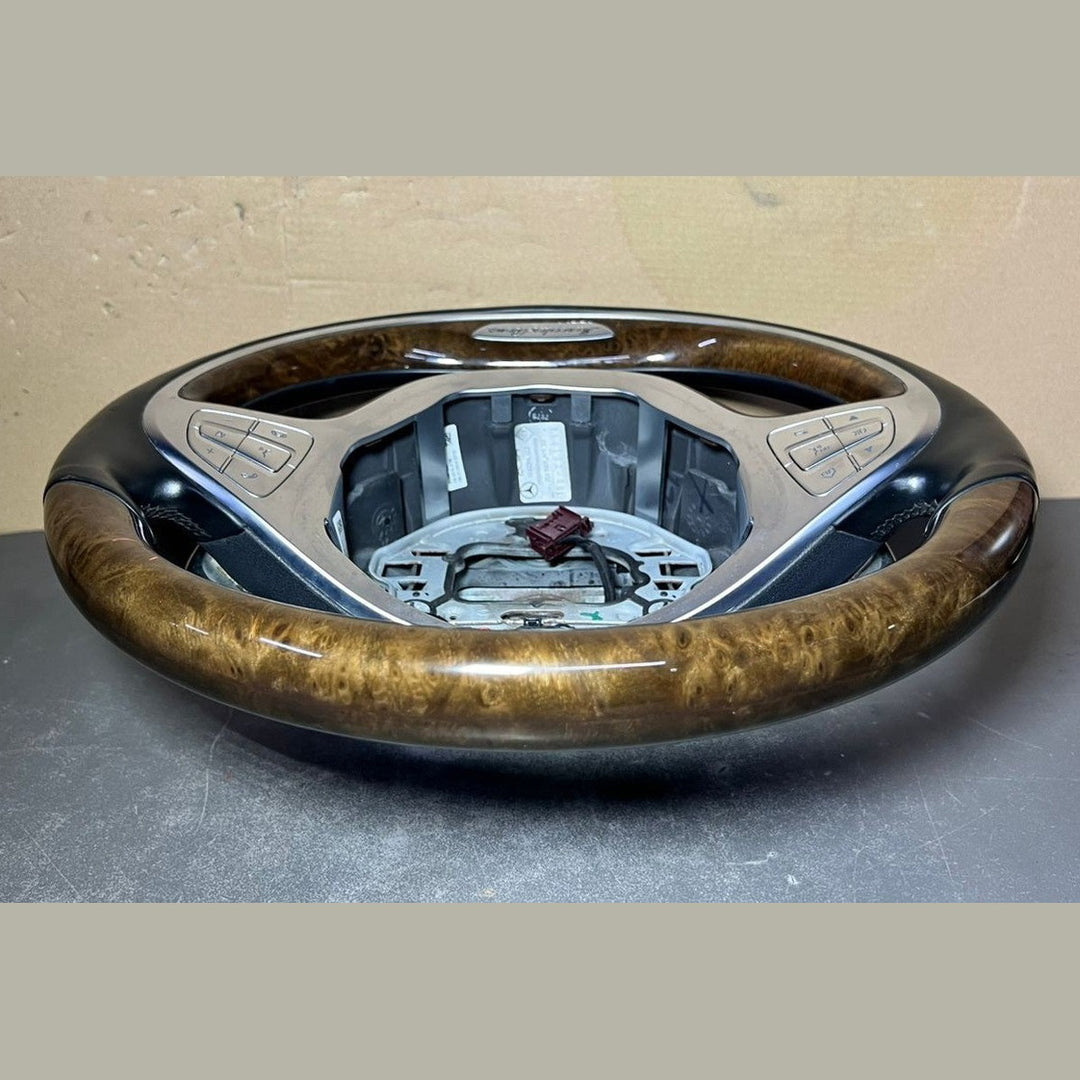 Mercedes W222 Steering Wheel Multi Function Sport Assembly With Paddle Shifts
