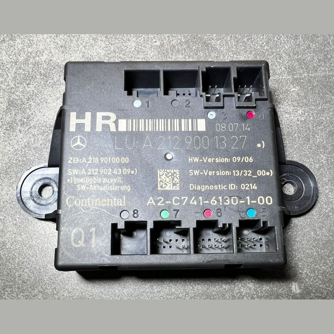 Mercedes-Benz W212 E-Class Rear Right Side Door Control Module A212 9001327 OEM
