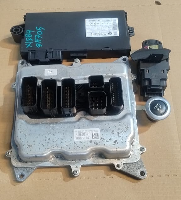BMW X1 E84 Z4 E89 N20 ENGINE CONTROL ECU UNIT COMPLETE KIT DME + KEY  - 7639375