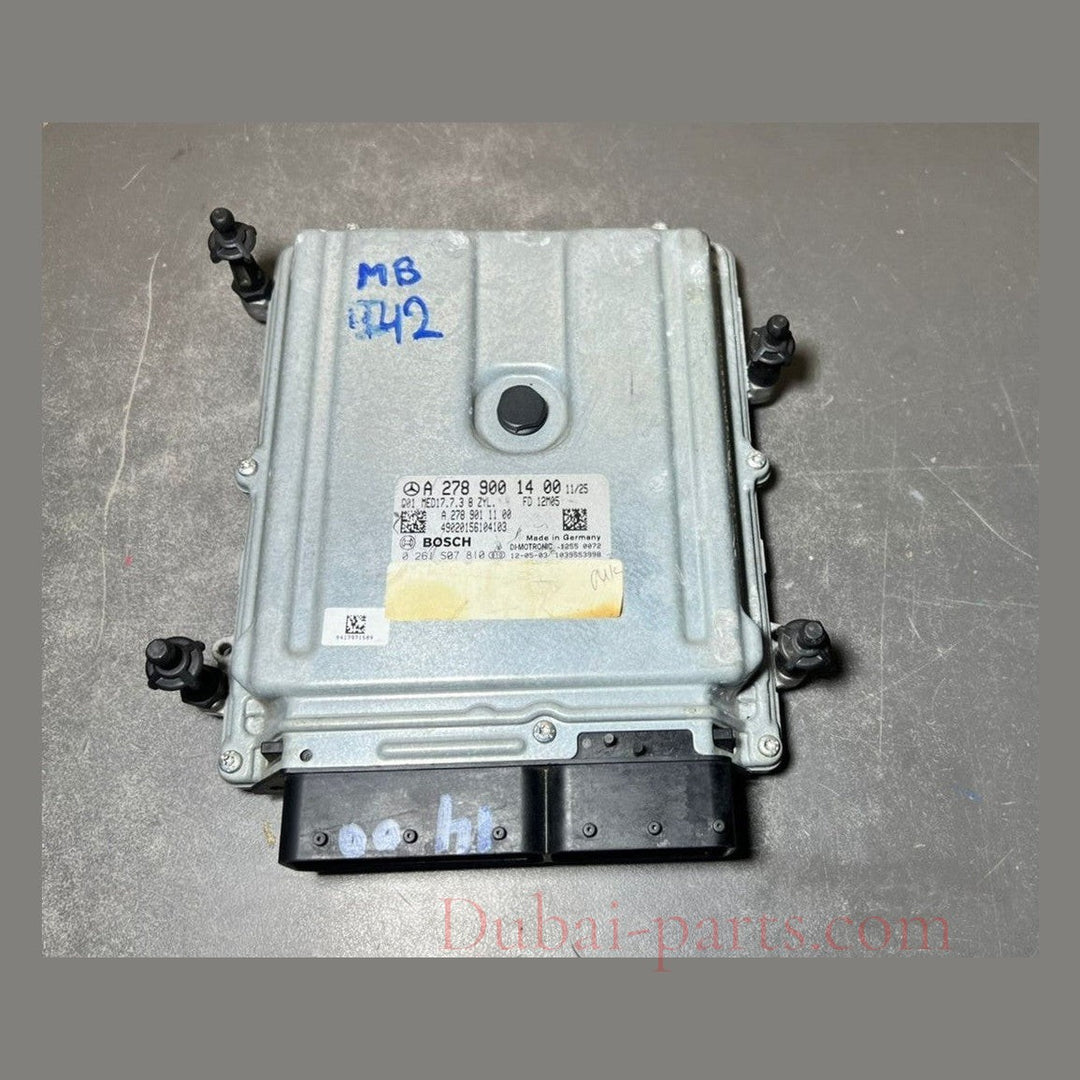 12-18 Mercedes W166 GL450 Engine Control Module Unit ECM ECU A278 9001400 OEM