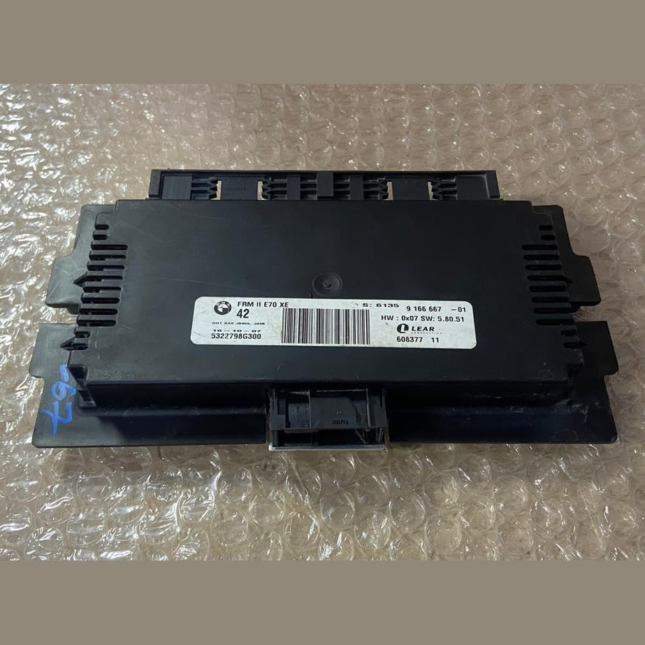 OEM BMW X5 E70 Footwell ECU Light Control Unit Module FRM II Lear 9166667